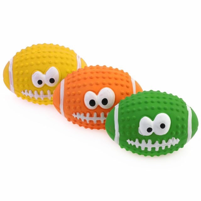 Squeaky Latex Rubber Dog Toy Balls