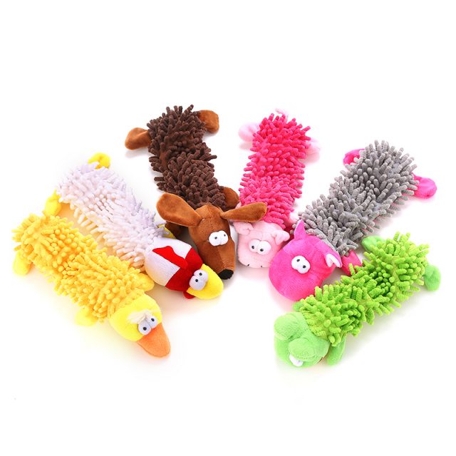 Squeak Plush Dog Toy