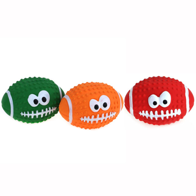 Squeaky latex gumi kutya játékgolyók