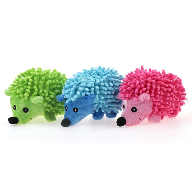Interactive Plush Dog Toys with Squeak Playing
