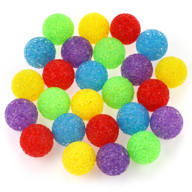 Plastic Noisy Cat Toy Balls with Bell