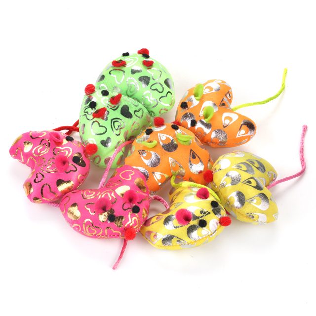 Soft Cat Toys Mice with Stuffed Cotton Mouse