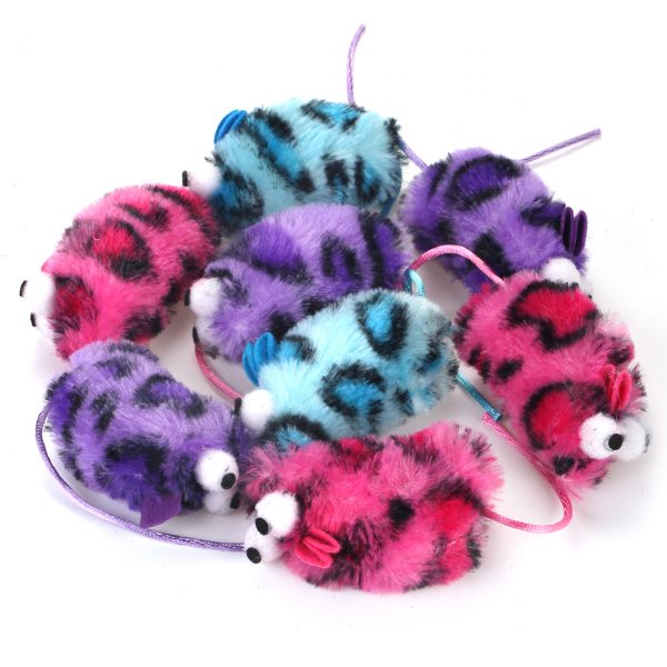 WONPET Giocattoli in cotone per gatti Mouse Forniture per gatti con catnip