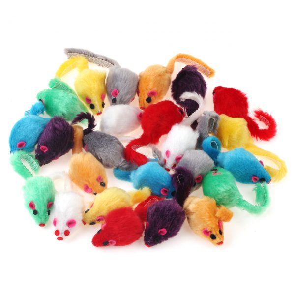 Peluche chat jouet souris hochet petite souris chaton jeu interactif