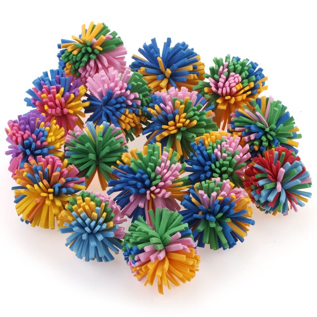 Cat Toys Ball Feather Balls Quiet Play