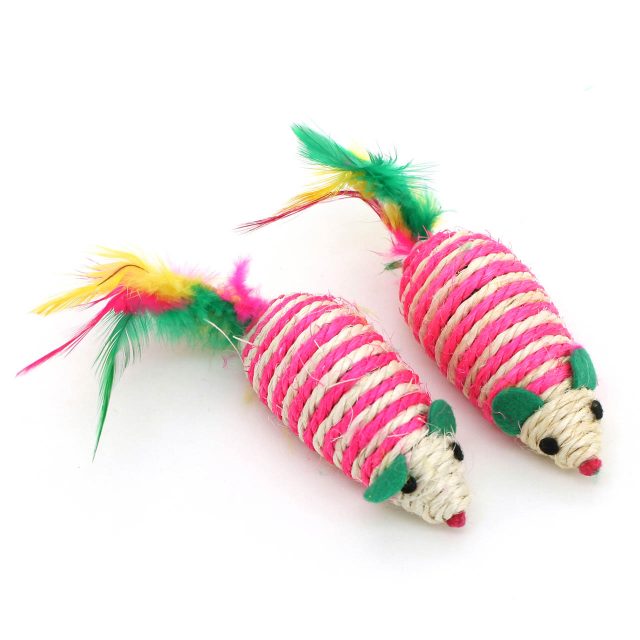 Cat Supply Cat Toy Sisal Feather Cat Mice