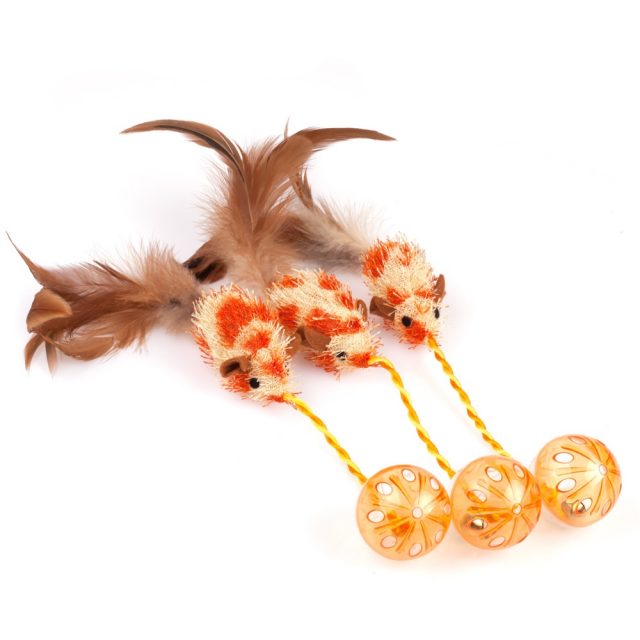 Cat Toys Balls Mice for Cat Playing