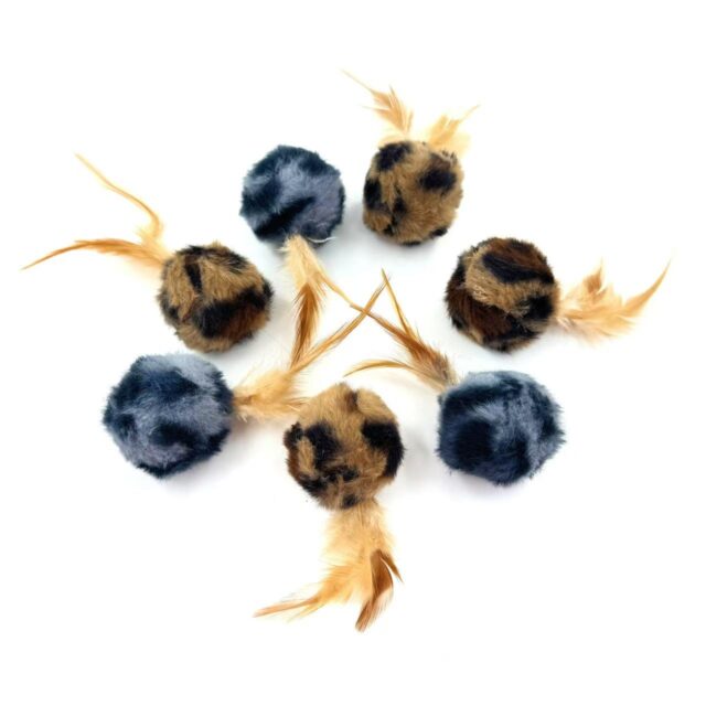 Cat Toys Balls with Feather