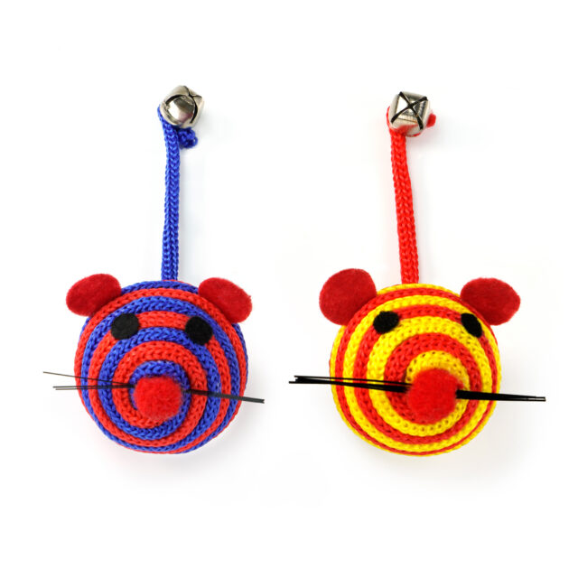 Interaktive Katzenspielzeug-runde Mäuse