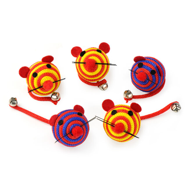 Interaktivní kočičí hračky kulaté myši