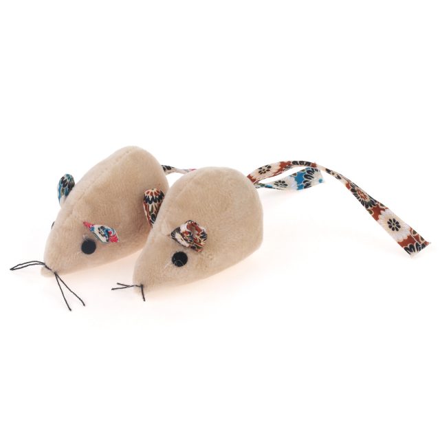 WONPET Cat Cotton Toys Mice Pet Supply with Catnip