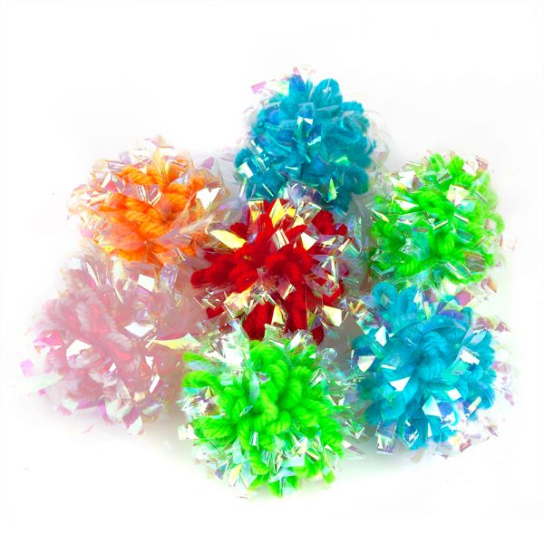 Cat Supply Cat Toy Feather Cat Balls Quiet Play