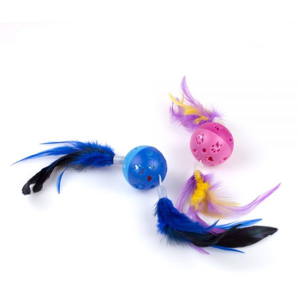 Cat Supply Cat Toy Feather Cat Ball