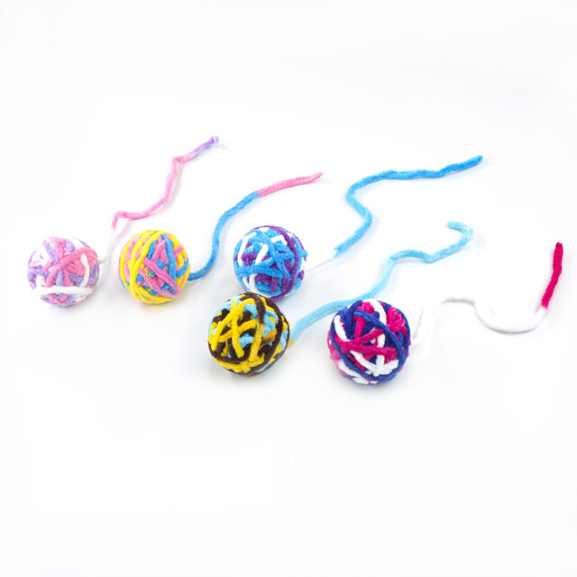 Cat Supply Cat Toys Ball Sfera di lana per maglieria
