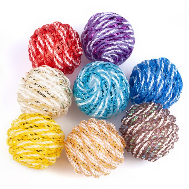 Cat Supply Cat Toy Feather Cat Balls Quiet Play