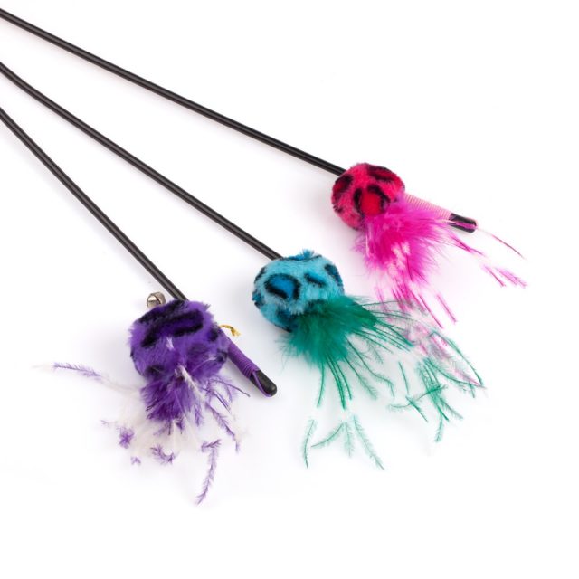 Cat Supply Feather Cat Toys Cat Wand Cat Stick