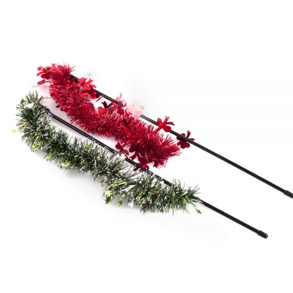 Cat Supply Christmas Interactive Cat Wand Cat Stick