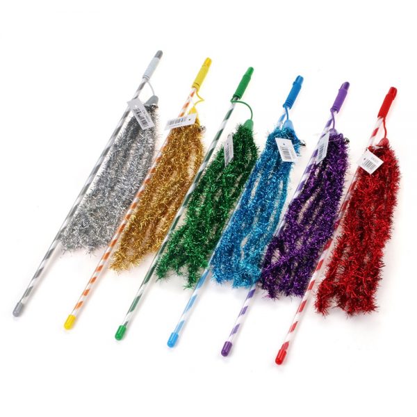 Cat Supply Crinkle Cat Wand Cat Stick
