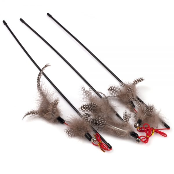 Cat Supply Feather Cat Toys Cat Wand Cat Stick