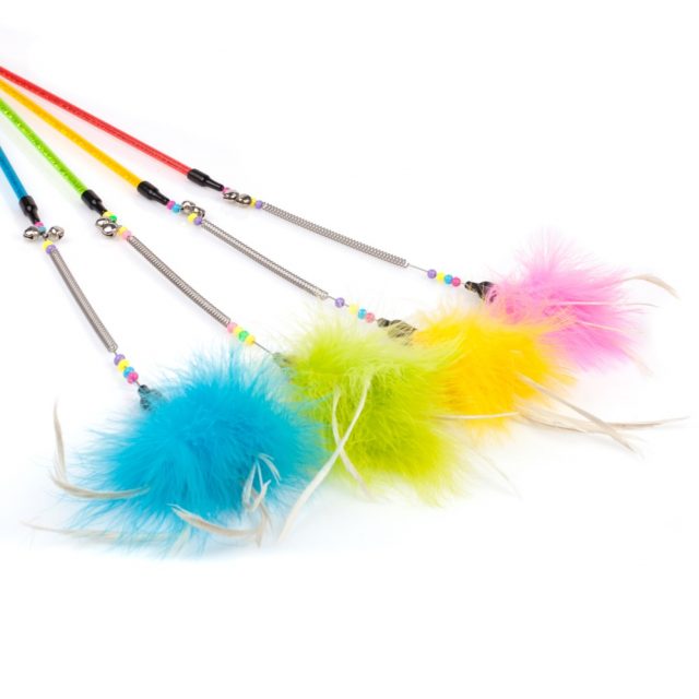 Cat Supply Feather Cat Toys Cat Wand Cat Stick