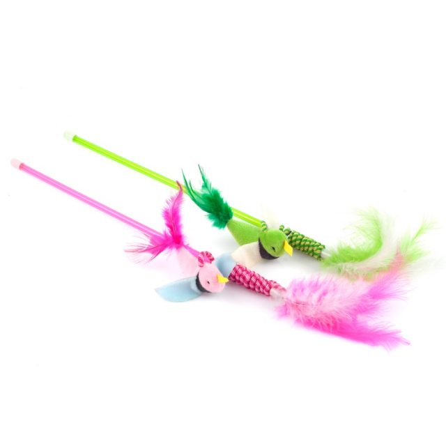 Cat Supply Cat Toy Bird Cat Wand Cat Stick