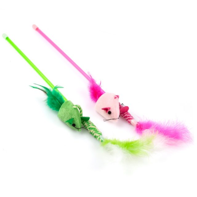 Cat Supply Cat Toy Mice Cat Wand Cat Stick