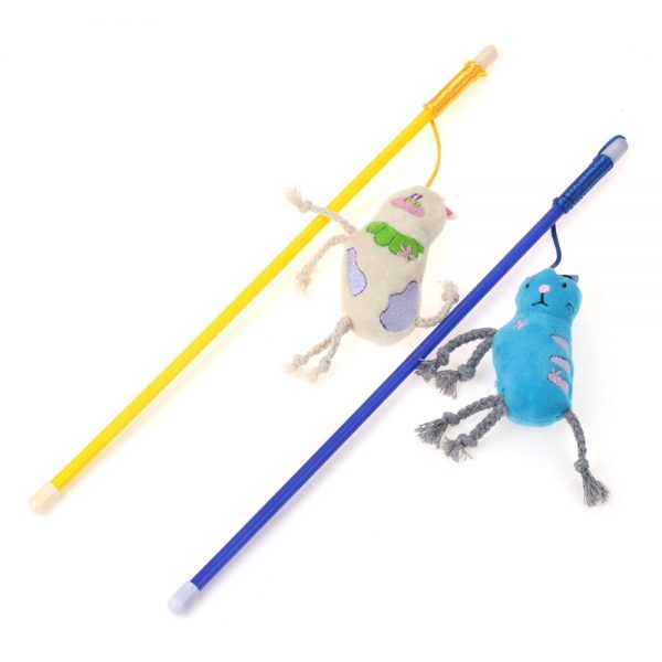 Cat Supply Squeaky Cat Stick
