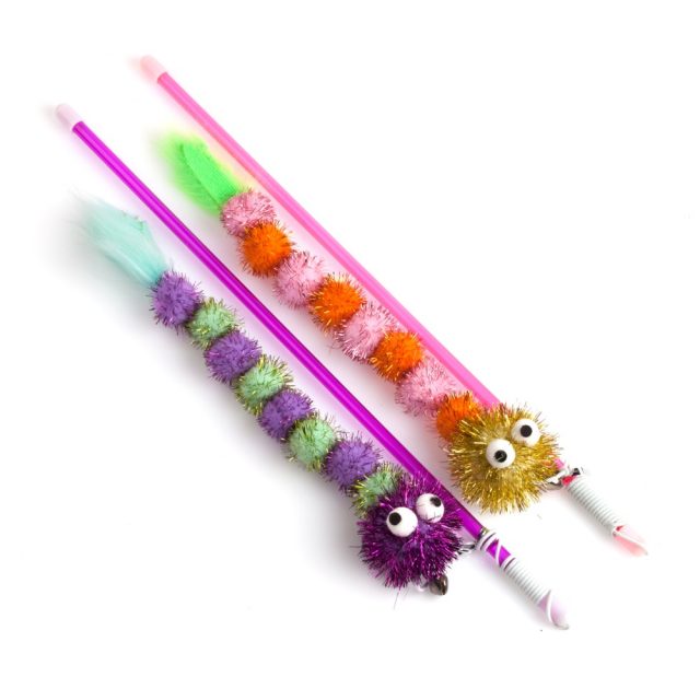 Cat Supply Christmas Interactive Cat Wand Cat Stick