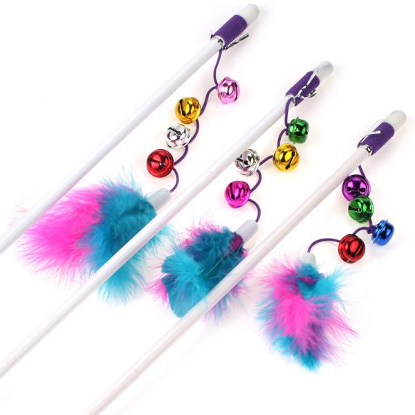 Cat Supply Feather Cat Toys Cat Wand Cat Stick