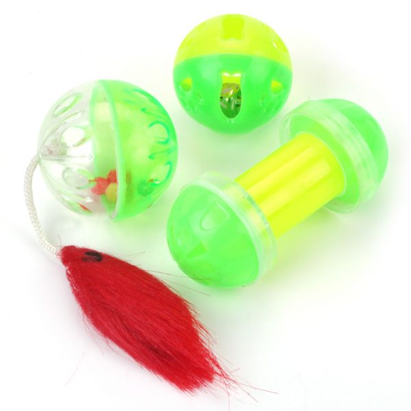 Jouets pour chats avec souris et boules Pet Supply