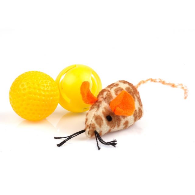 Cat Toys Set with Mice and Balls Pet Supply