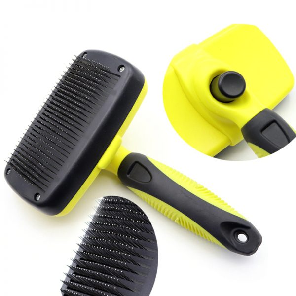Perie de plastic pentru animale de companie Perie de îngrijire a câinilor pentru utilizarea câinilor