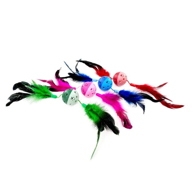 Cat Supply Cat Toy Feather Cat Ball
