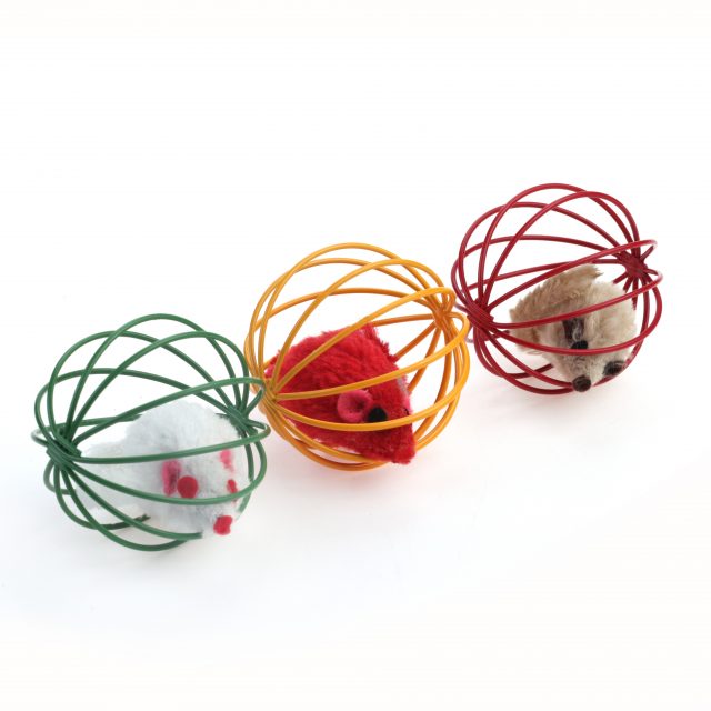 Rattle Cat Toys Ball with Bells