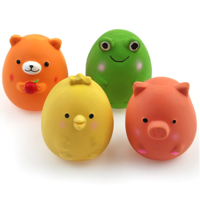 Squeaky Latex Puppy Toy Funny Animal Hračky