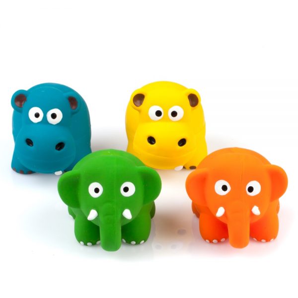 Squeak Latex Puppy Toy for Small Dogs Assorted Color