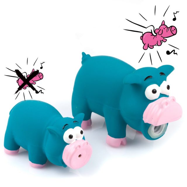 Latex Pig Dog Toy that Oinks