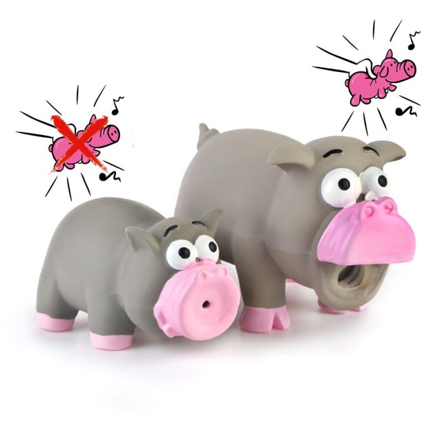 Latex Pig Dog Toy that Oinks