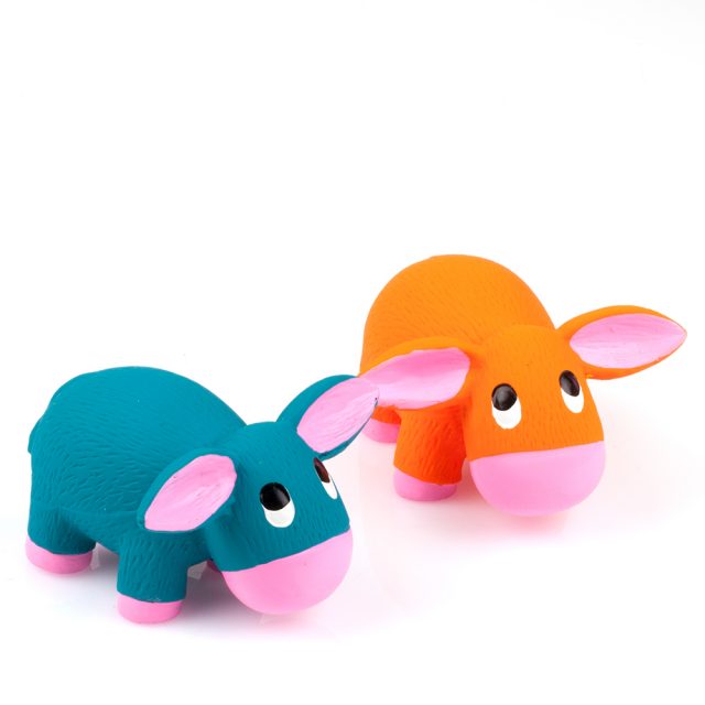 Squeak Latex Puppy Toy Lovely Standing Animal Sets