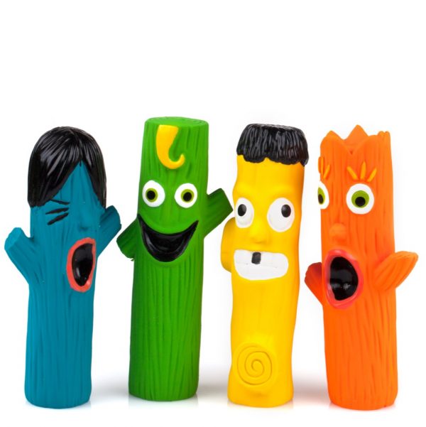 Latexové psí hračky stojící Stick Animal