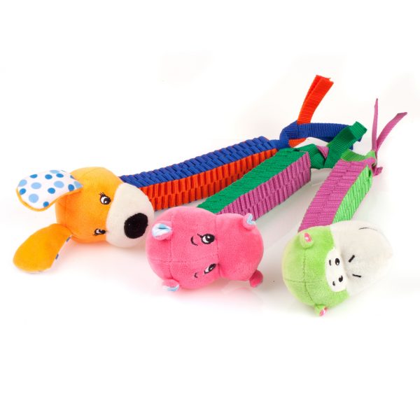 Interactive Plush Dog Toys with Squeak Playing