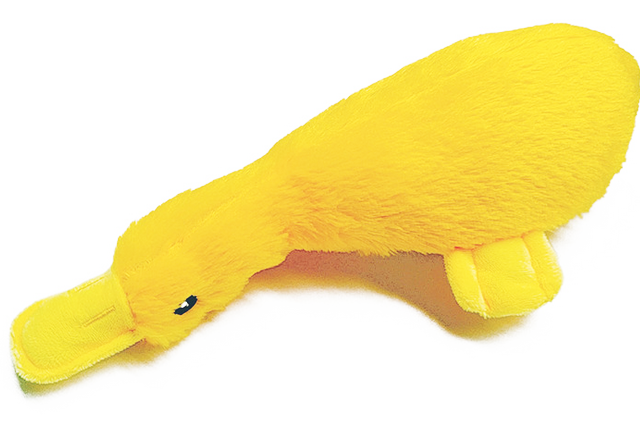 Lovely Duck Shape Plush Dog Toys with Squeak Playing