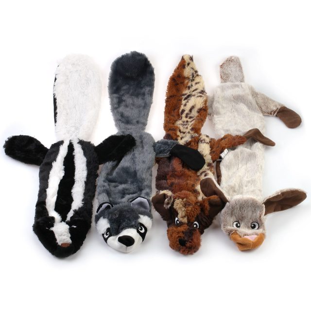 Pet Supply Long Tail No Stuffing Plush Toys with Squeaky