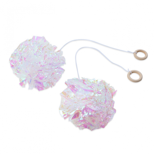Mylar Balls Cat Toy Shiny Crinkle Ball