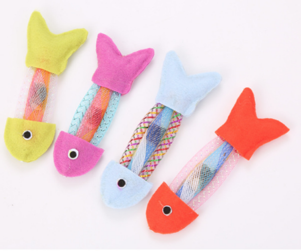 WONPET Cat Toy Funny Fish Shape Toy Indoor Toy - immagine 2
