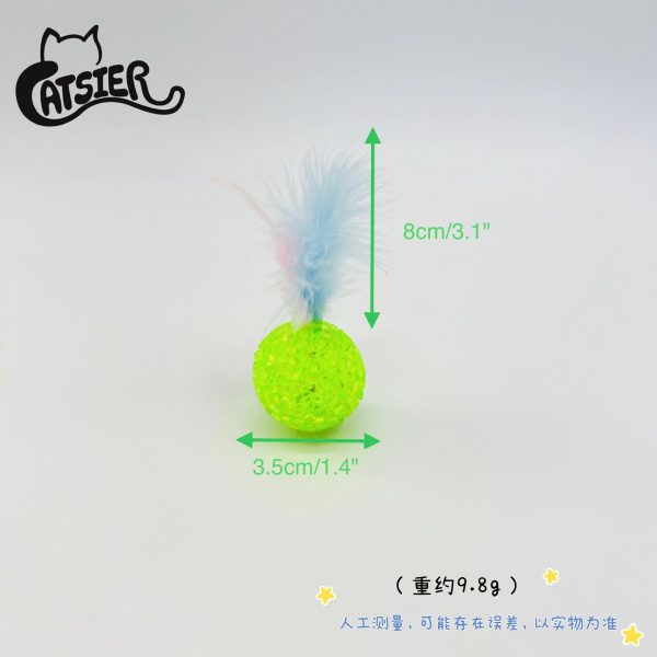 Cat Toys Ball Quiet Play – Bild 2