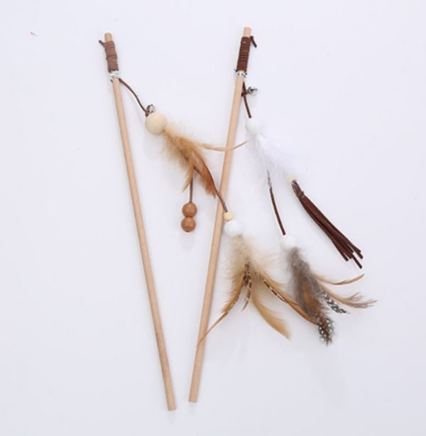 Cat Supply Cat Stick with Feather (Copy) – Image 2