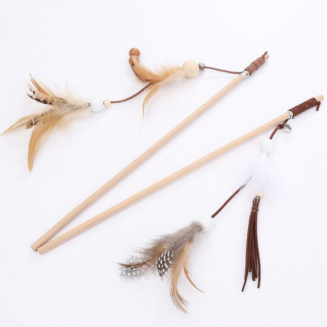 Cat Supply Cat Stick with Feather