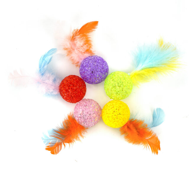 Chat Jouets Balle Jeu Calme