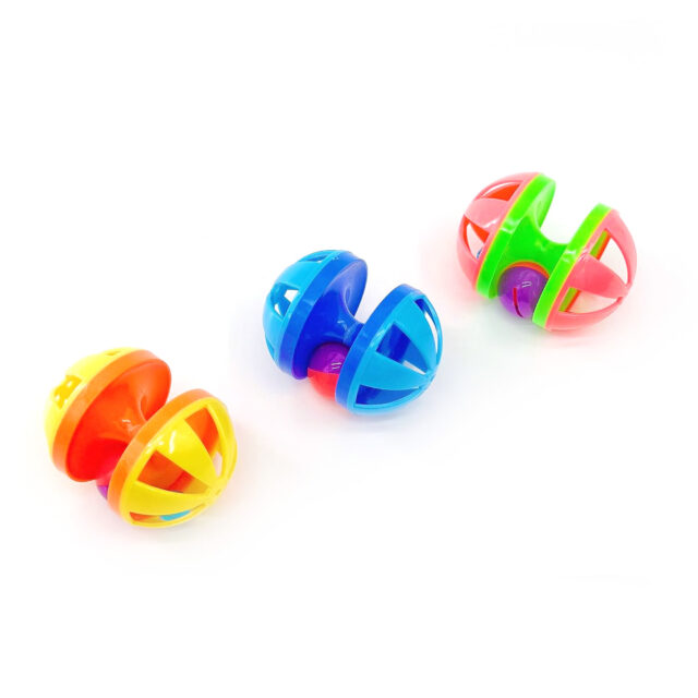 Macskaellátási macskajáték színes golyó